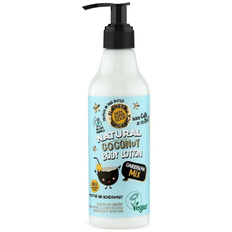 Planeta Orgánica Coconut Body Lotion Caribbean Mix 250ml - Skin Super Good