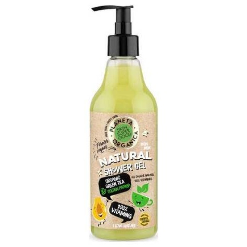 Planeta Orgánica Shower Gel 100% Vitamins 500Ml