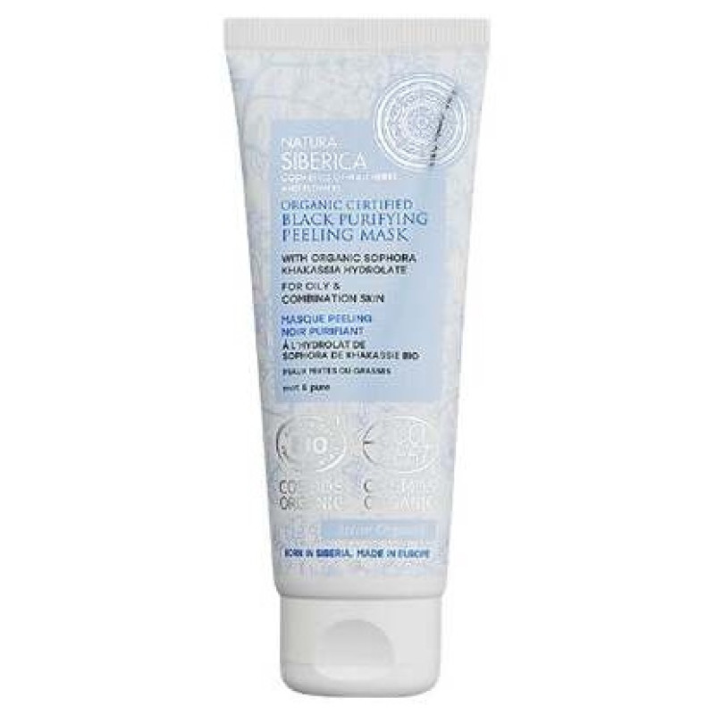 Natura Siberica Mascarilla Exfoliante Negra Purificante 75Ml