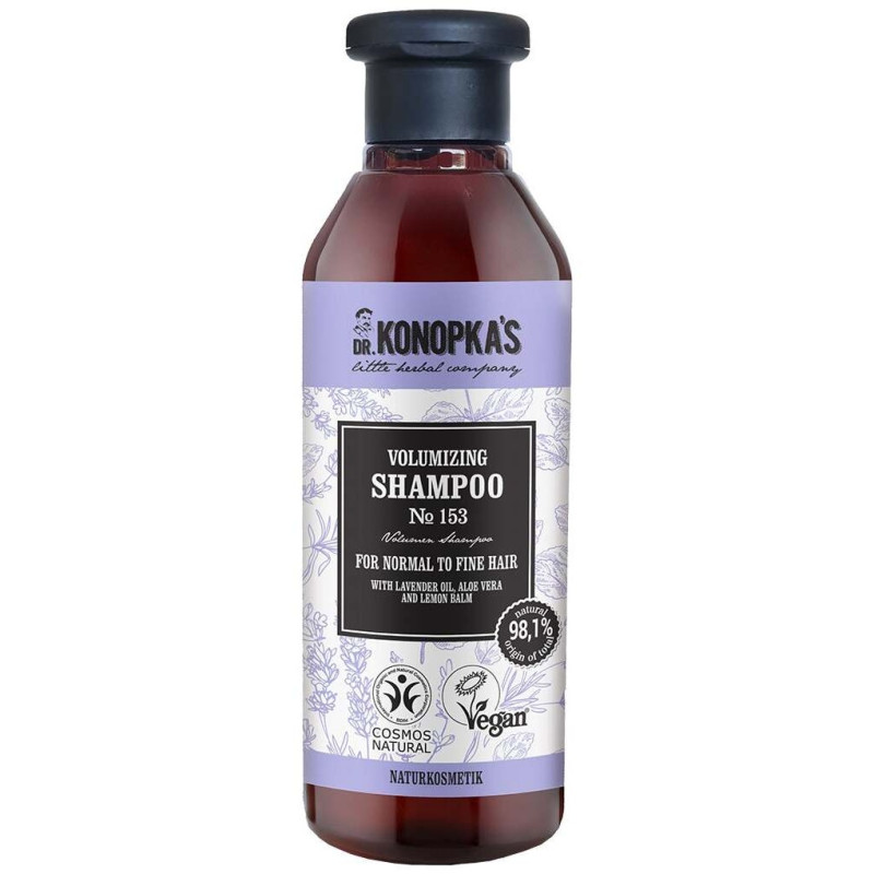 Champu Volumen Cabello Normal y Fino 280ml. Vegan - Dr.konopkas