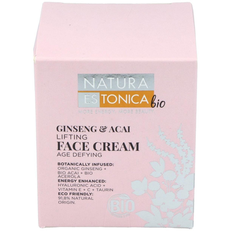 Crema Facial Ginseng - Acai 50ml. Bio - Natura Estonica
