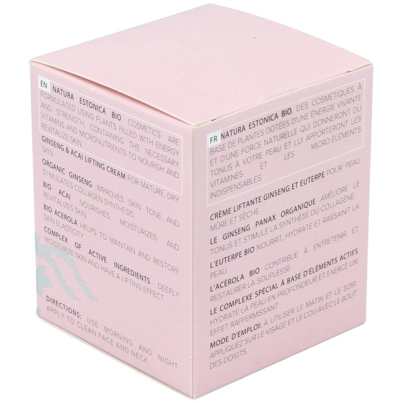 Crema Facial Ginseng - Acai 50ml. Bio - Natura Estonica