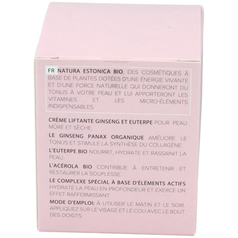 Crema Facial Ginseng - Acai 50ml. Bio - Natura Estonica