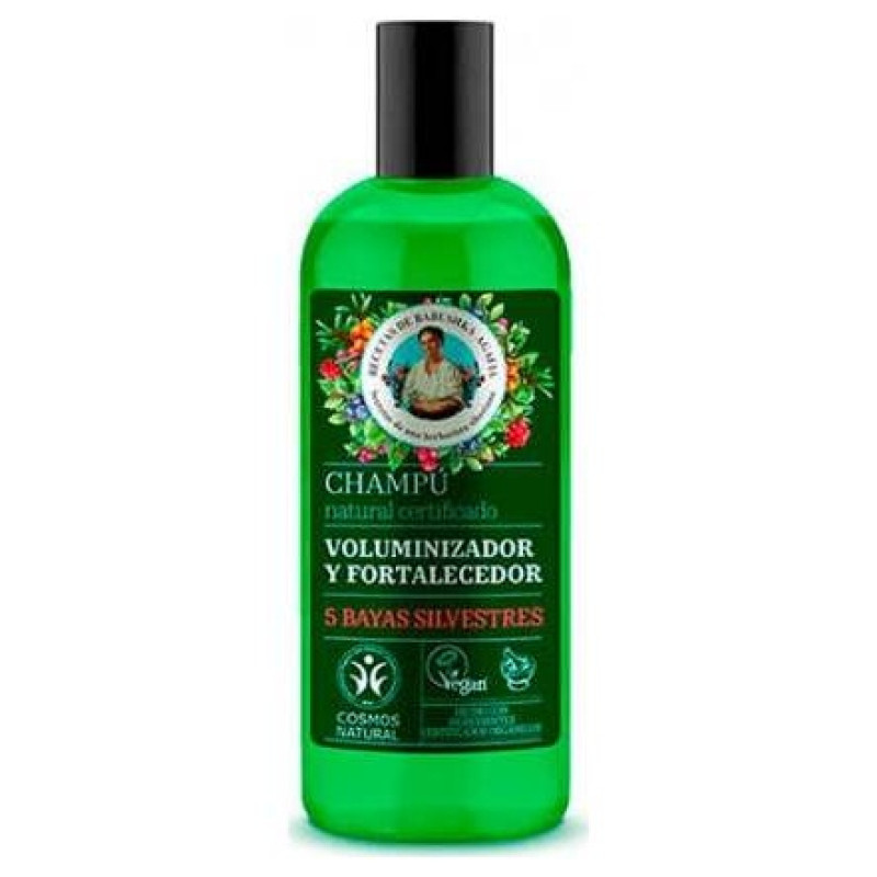 Champú Natural Voluminizador y Fortalecedor 260ml - Agafia