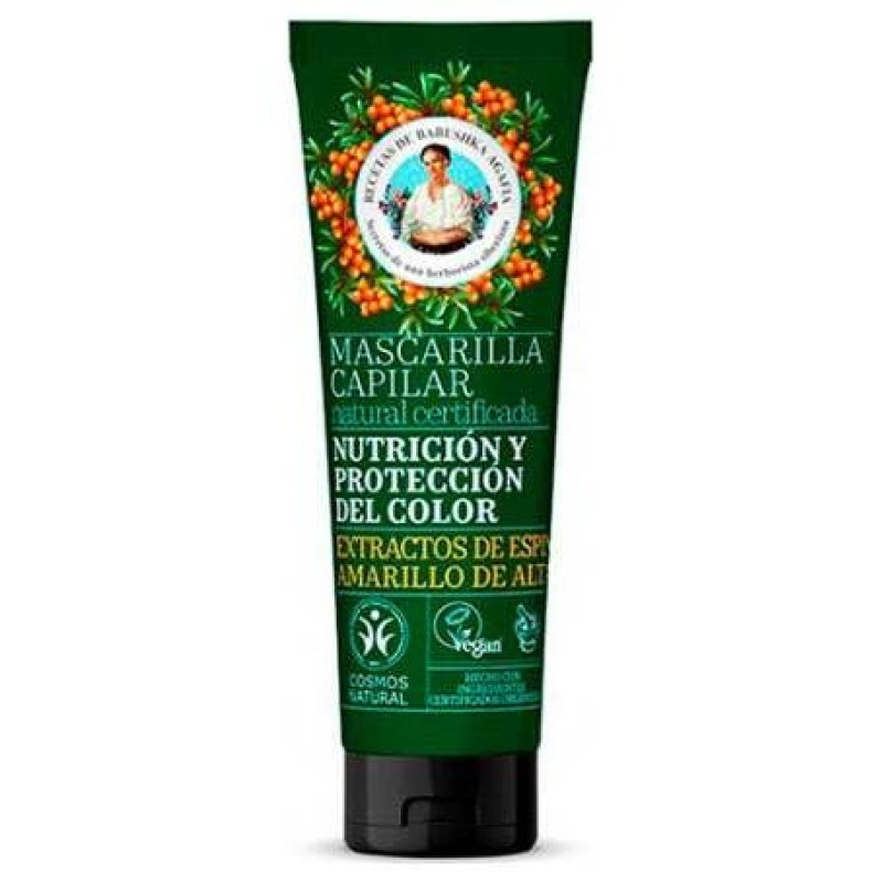 Mascarilla Capilar Natural Nutrición y Protección del Color 200ml - Agafia