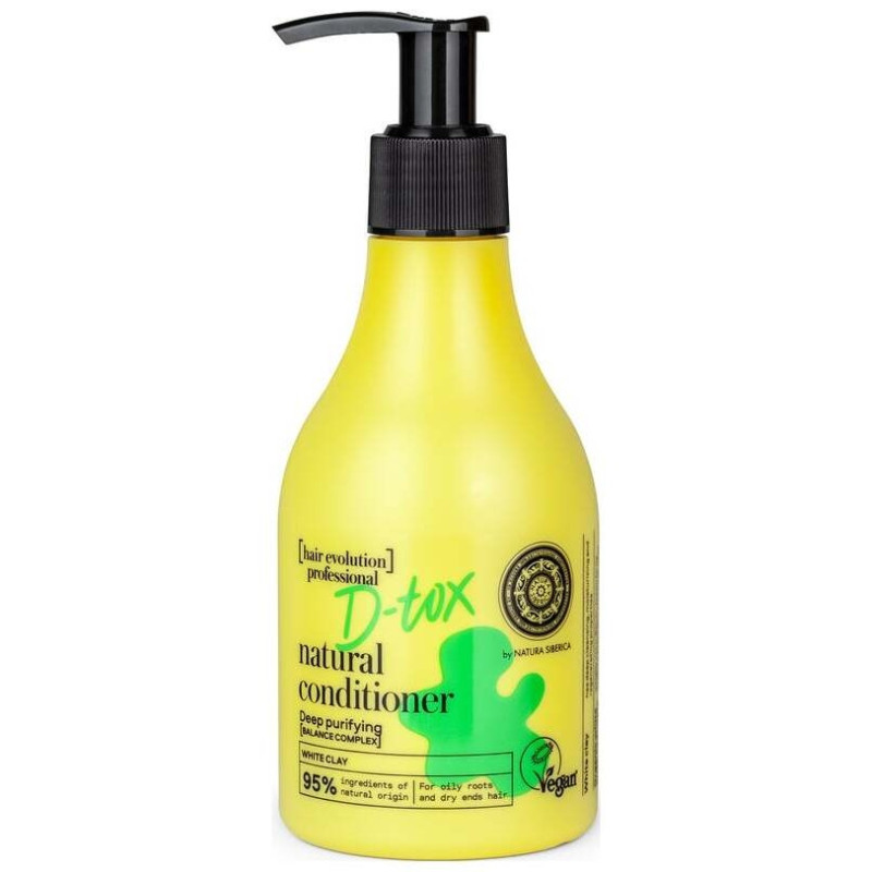 D - Tox Acondicionador Natural de Arcilla Blanca 245ml - Natura Siberica