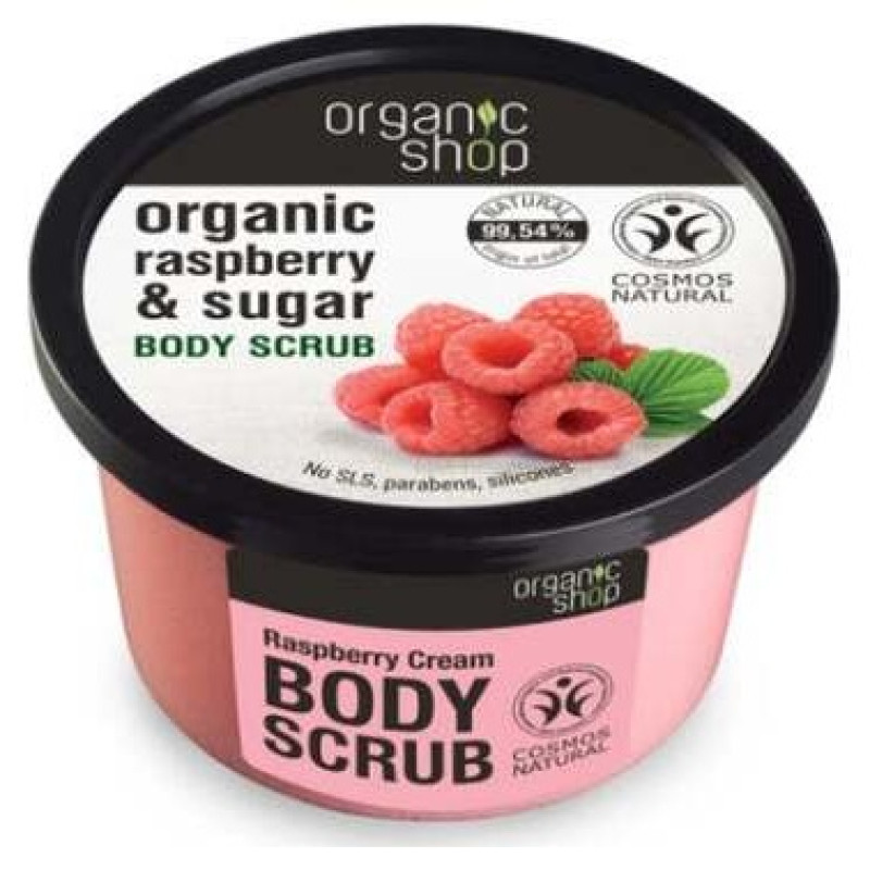 Organic Shop Exfoliante Corporal Crema De Frambuesa 250Ml