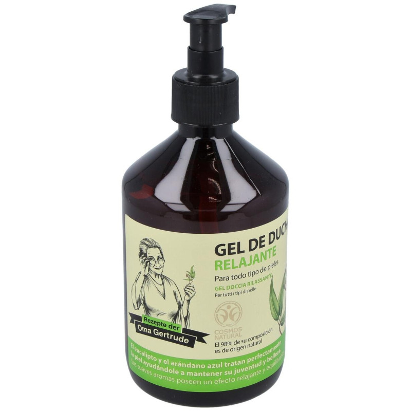 Gel de Ducha Relajante Arandano Azul 6udsx500ml - Oma Gertrude