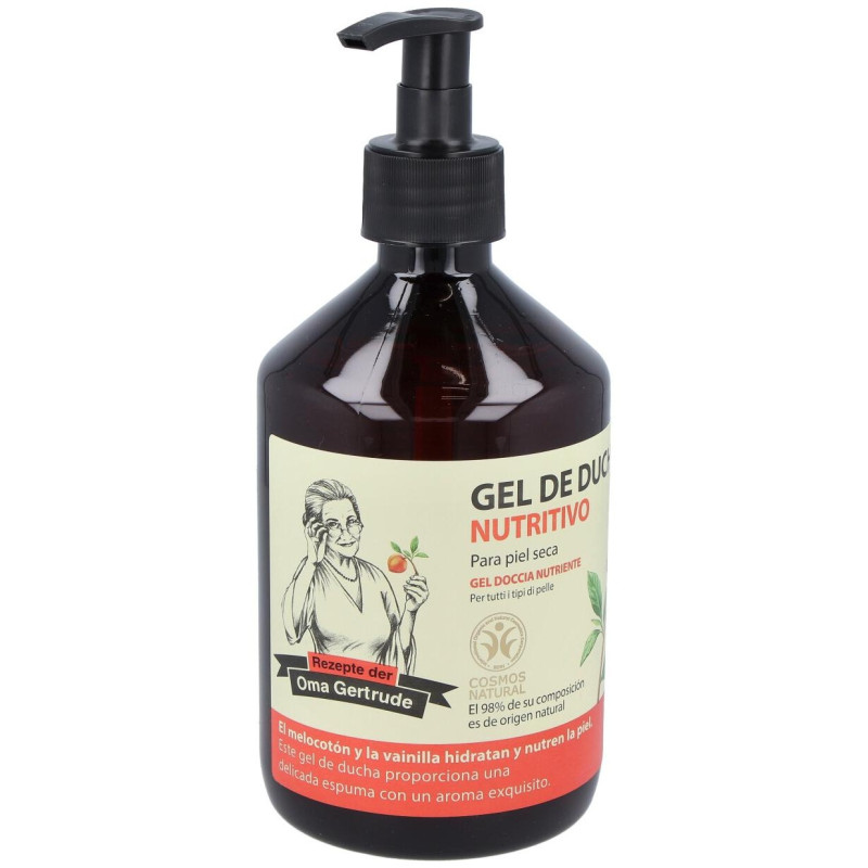 Gel de Ducha Nutritivo Melocoton 6udsx500ml - Oma Gertrude