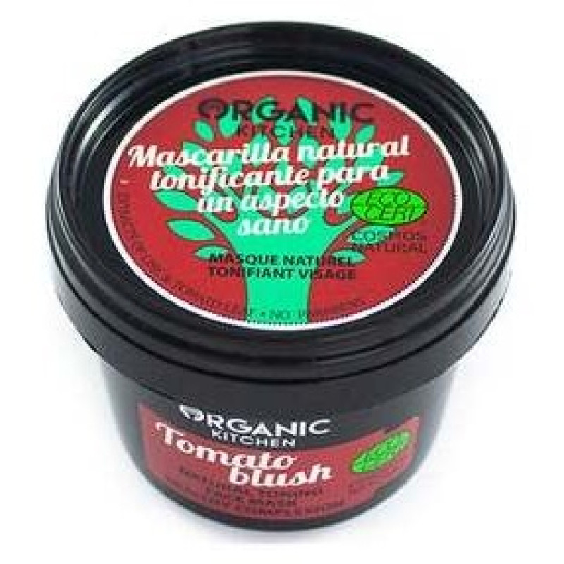 Mascarilla Facial Tonificante Tomato Blush 100ml - Organic Kitchen
