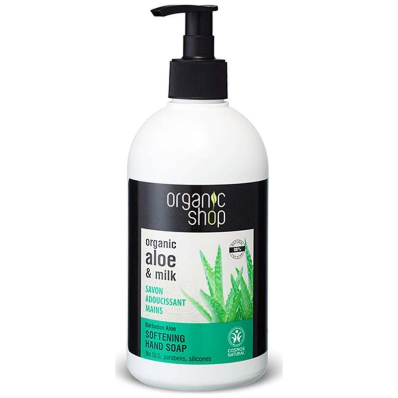Jabón de Manos Suavizante Aloe de Barbados 500ml - Organic Shop