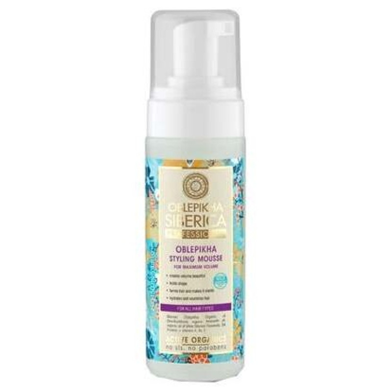 Espuma Moldeadora Oblepikha 200 ml - Natura Siberica