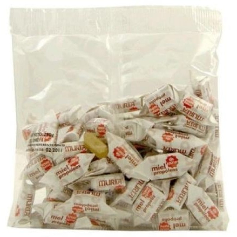 Caramelos de Miel y Propolis sin Azucar 250g - Muria
