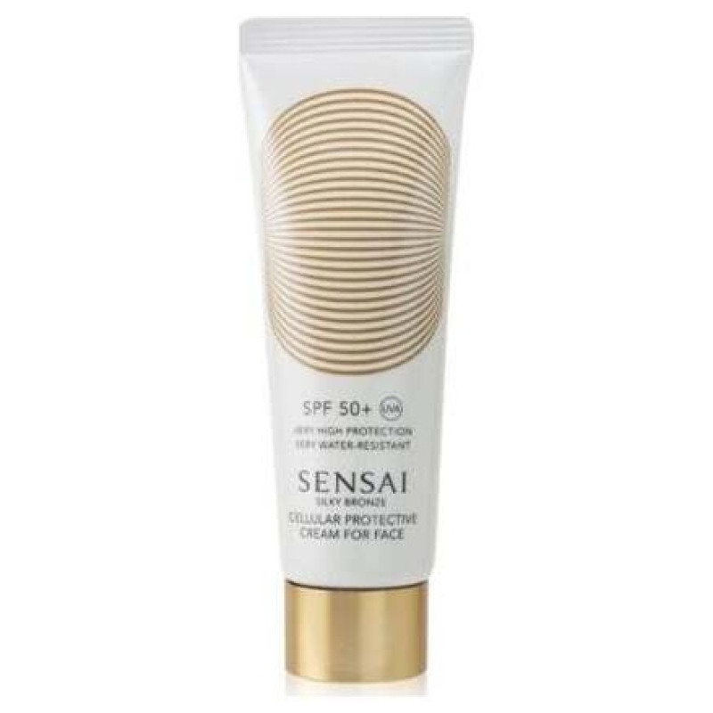 Silky Bronze Crema Facial Auto - Bronzeadora spf50+ 50ml - Sensai