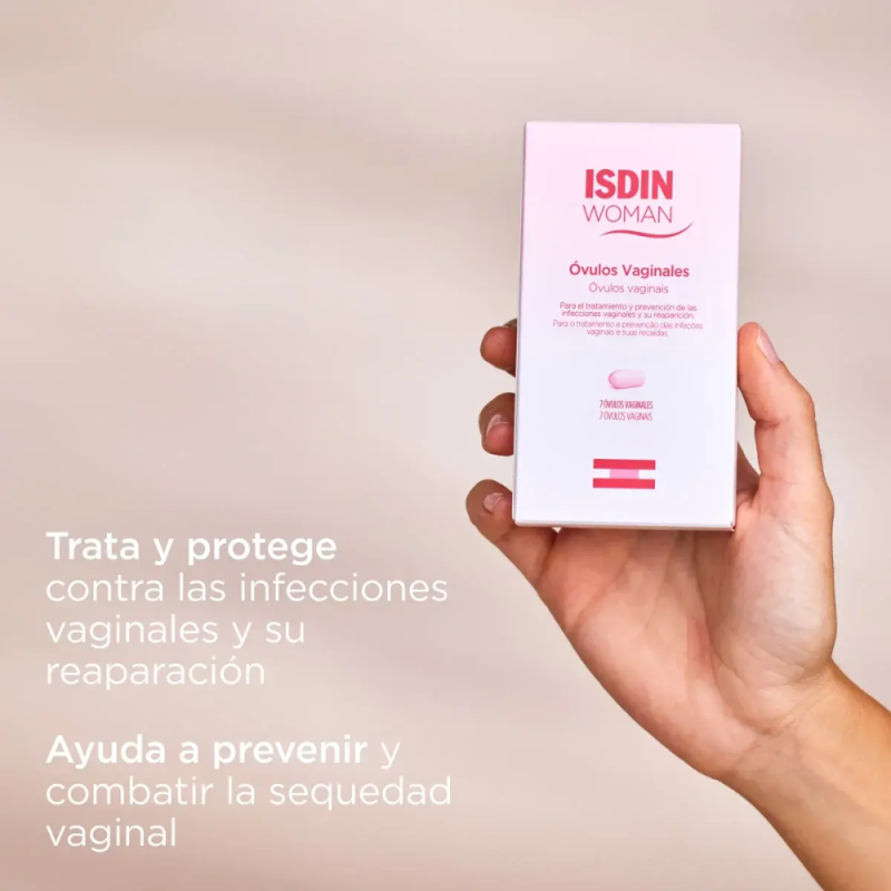 Woman Isdin Ovulos Vaginales, 7 un. de 2 gr. - Isdin 