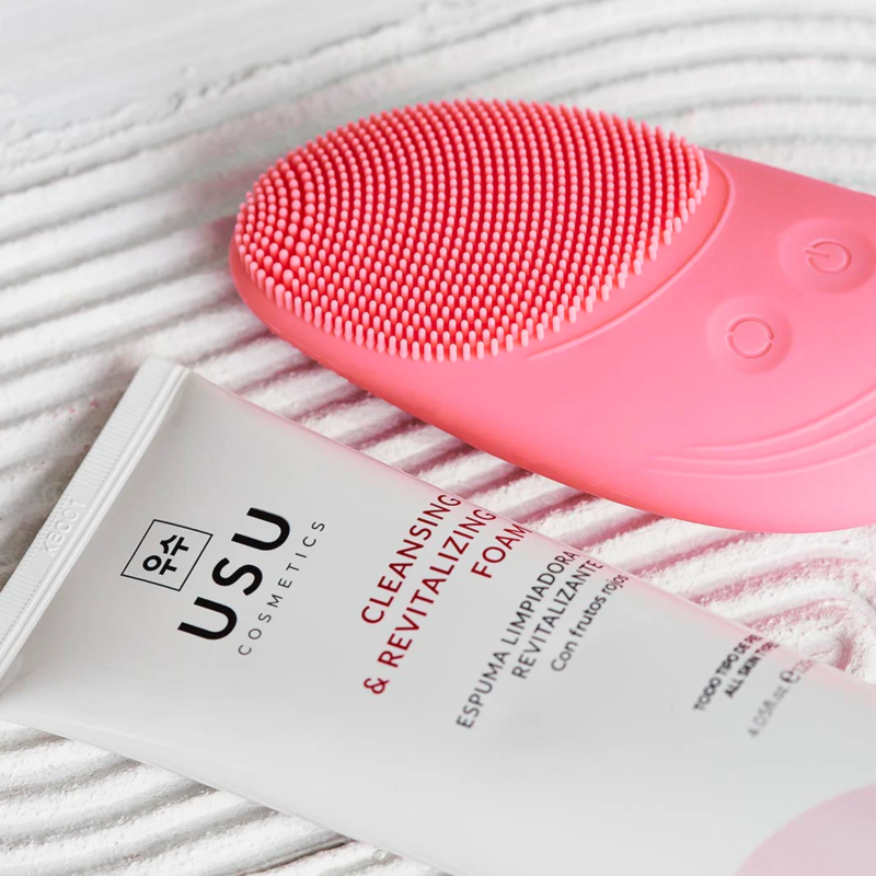 Espuma Limpiadora Revitalizante Frutos Rojos, 120 ml. - Usu Cosmetics 