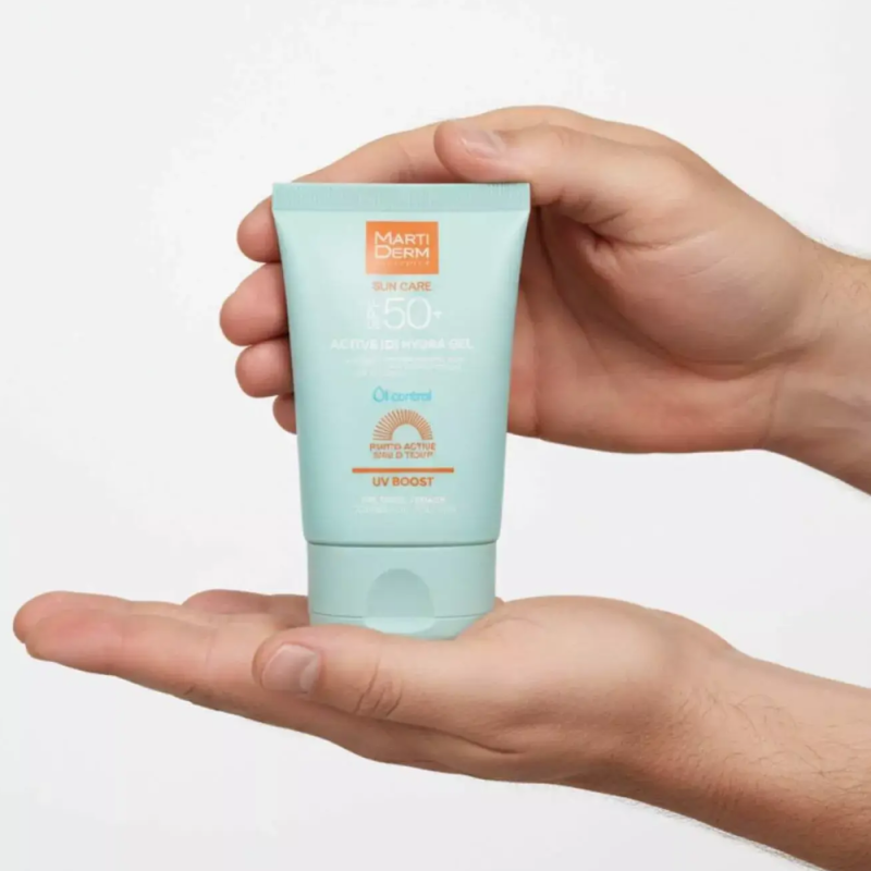 Sun Care Active [D] Hydra Gel SPF 50+, 50 ml. - Martiderm
