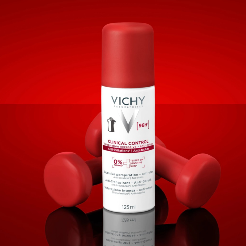 Clinical Control 96 h. Transpiración Excesiva - Anti-Olor , 125 ml. - Vichy