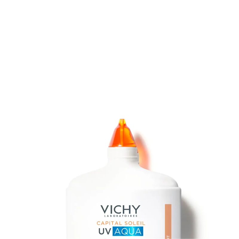 Capital Soleil UV AQUA Fluido Hidratante con Color Tono Claro, 50 ml. - Vichy