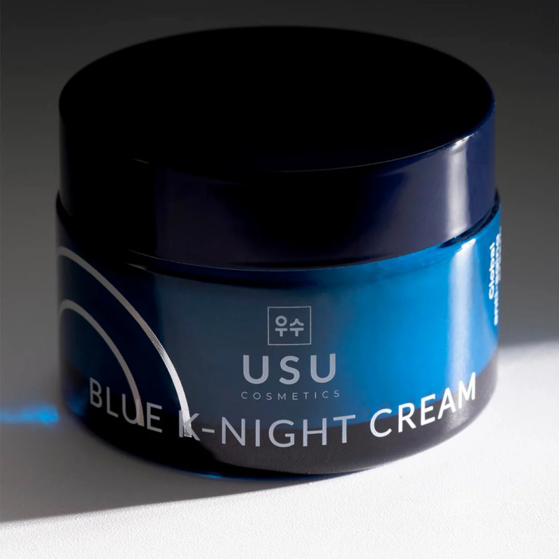 Blue K-Night Cream , 50 ml. - Usu Cosmetics