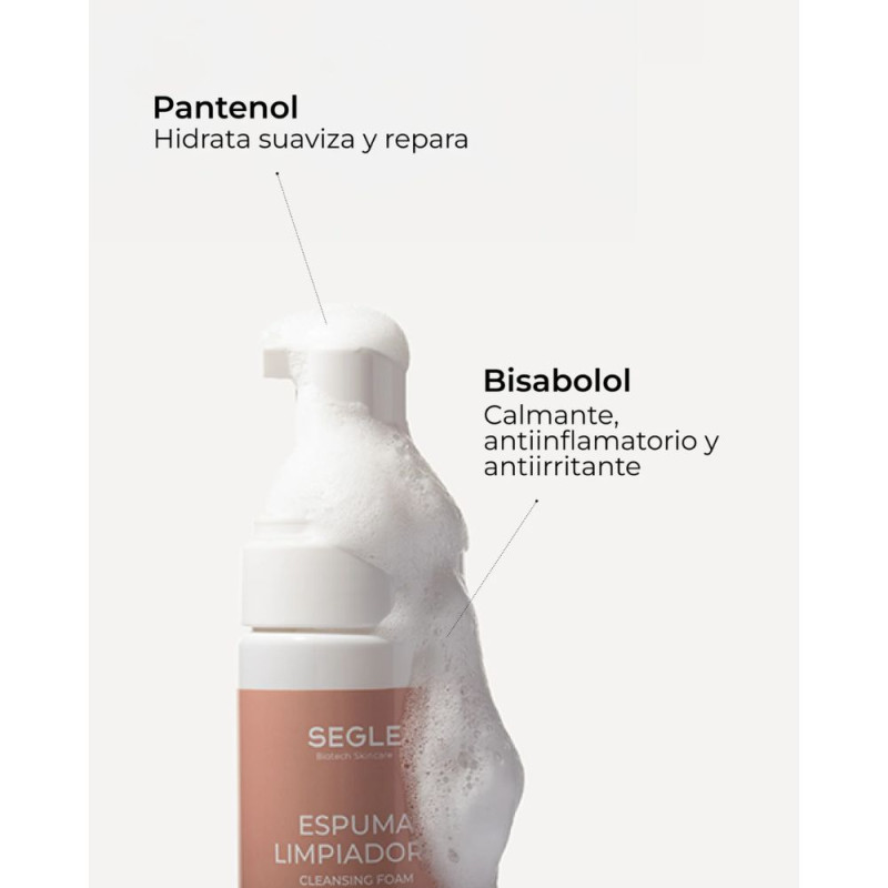 Set Doble Espuma: Espuma Limpiadora, 150 ml. + 150 ml. - Segle Clinical