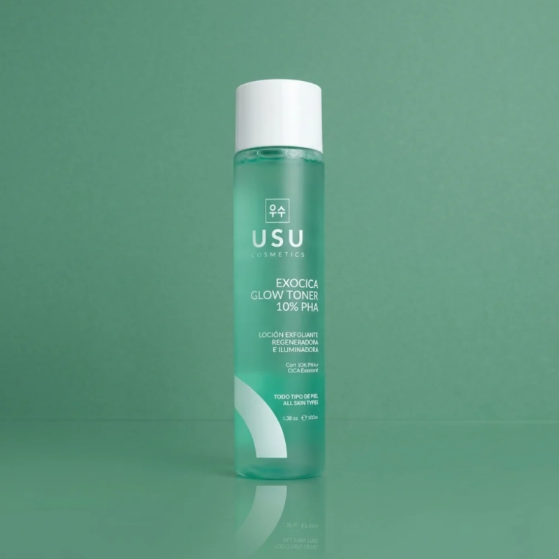 Exocica Glow Toner Loción Exfoliante, 100 ml. - Usu Cosmetics
