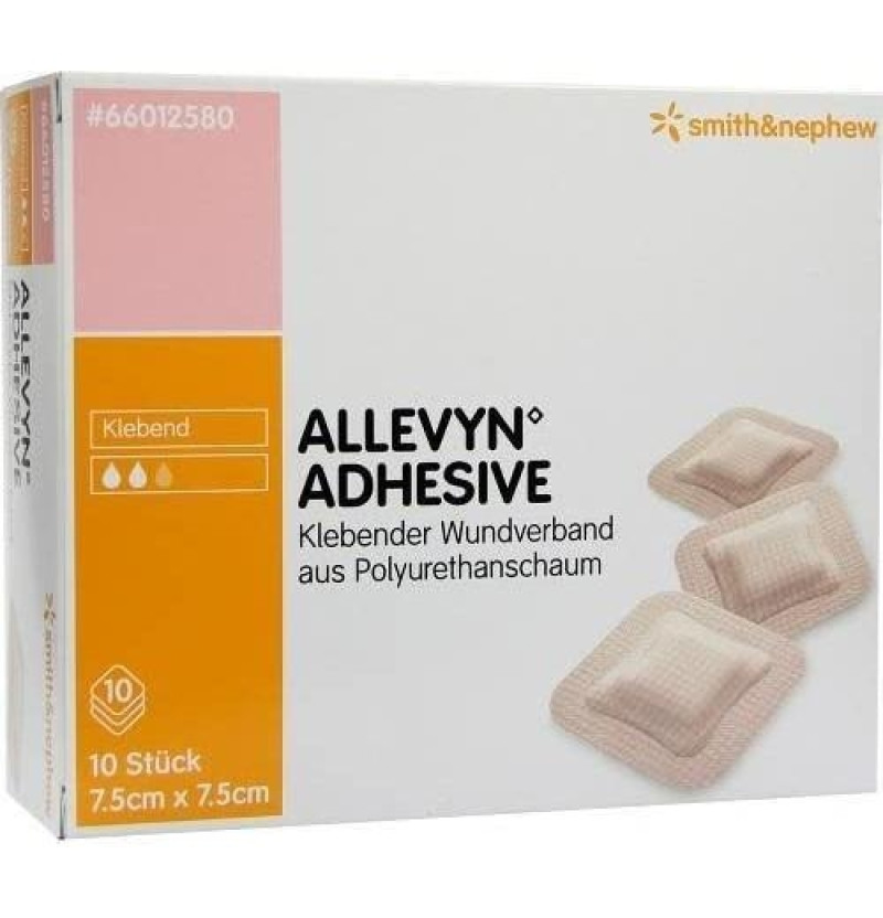 Allevyn Aposit Adhesiv 7,5X7,5 10 Uni