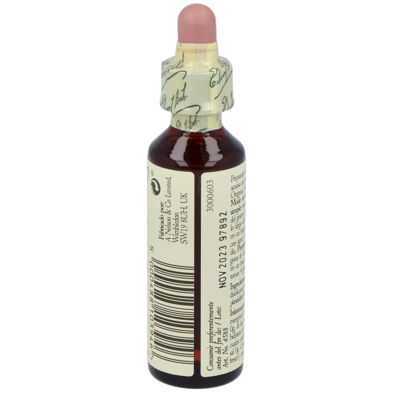 Flores Bach Impatiens Impaciencia 20Ml.