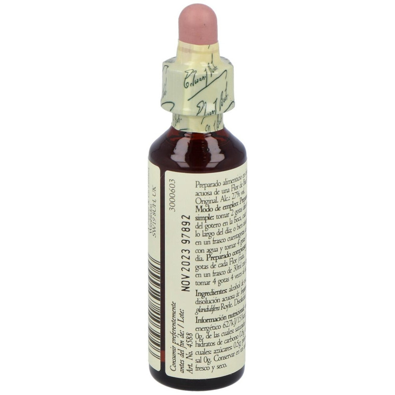 Flores Bach Impatiens Impaciencia 20Ml.