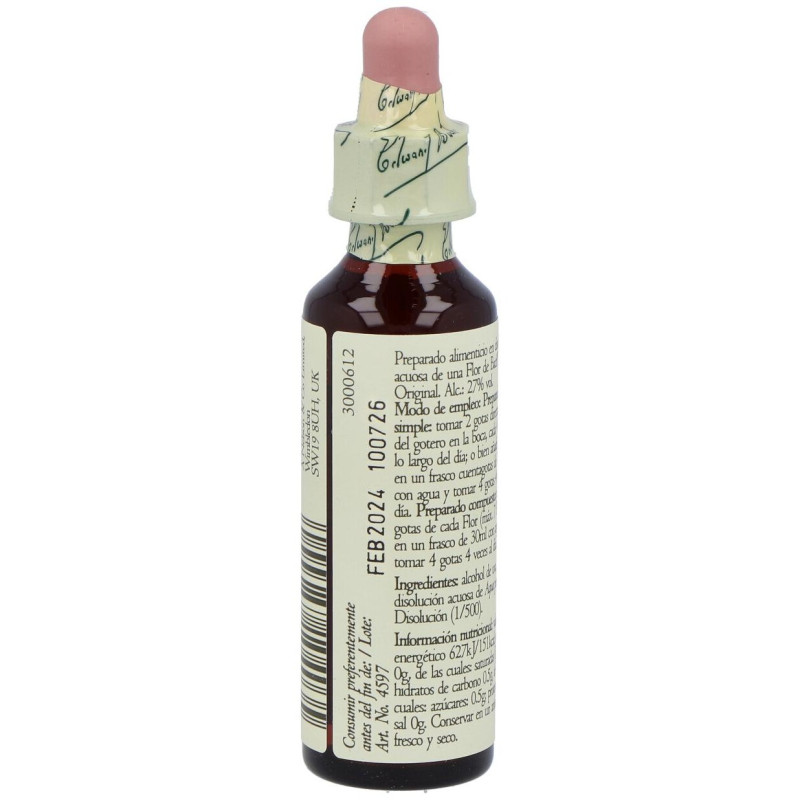 Flores Bach Rock Water Agua Roca 20Ml.
