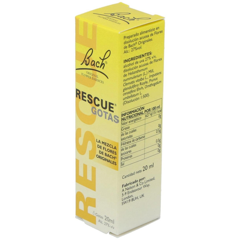Bach Rescue Remedy Original Gotas, 20 Ml