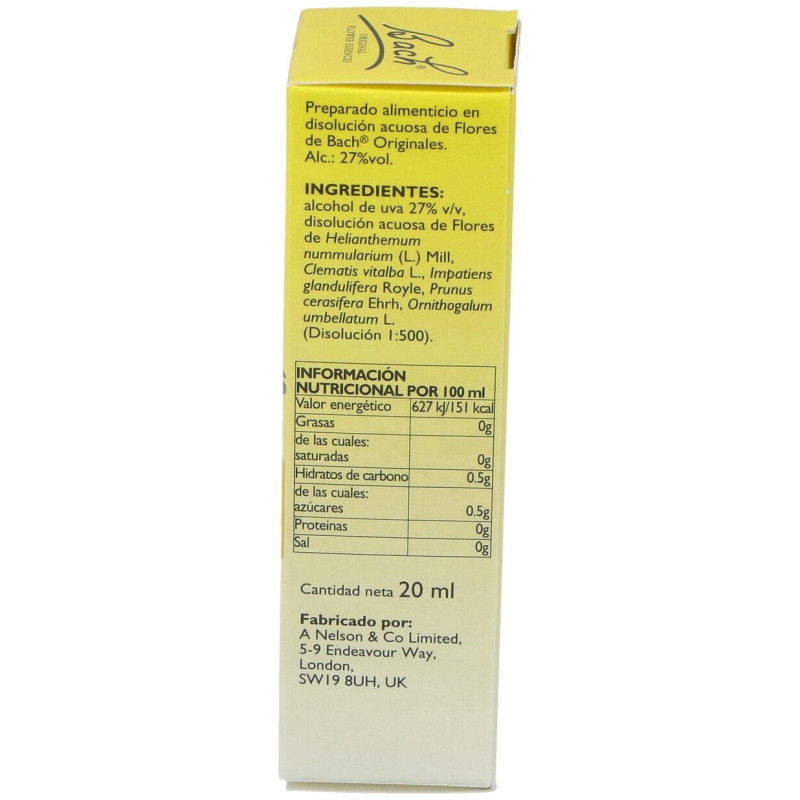 Bach Rescue Remedy Original Gotas, 20 Ml