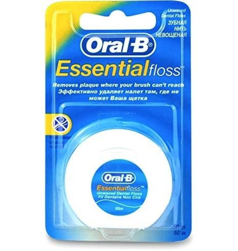 Oral - B Essential Floss Fluor - Seda Dental con Cera (menta 50 M) - Procter&gamble España S.a