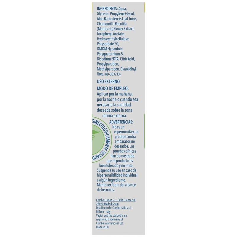 Hidratante Íntimo con Camomila y Aloe Vera, 50 ml - Vagisil