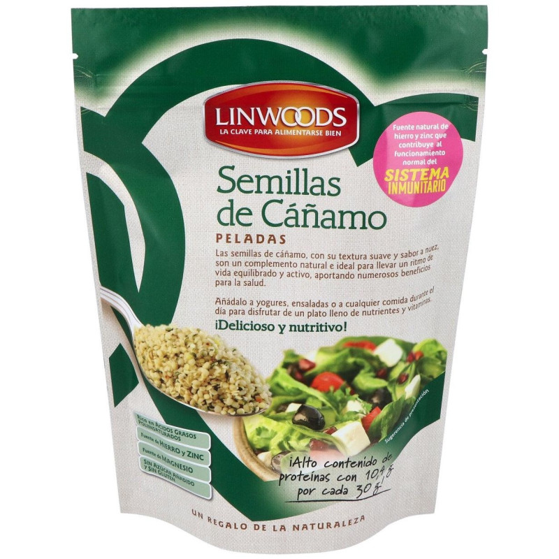 Semillas de Cañamo Peladas 225gr - Linwoods