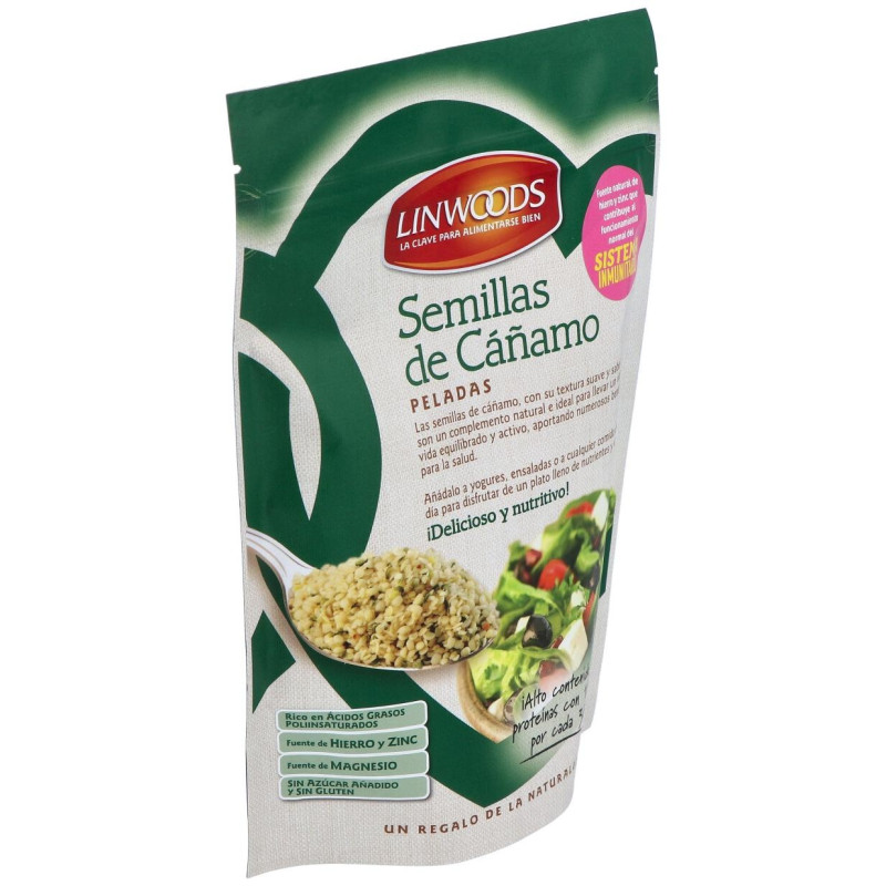 Semillas de Cañamo Peladas 225gr - Linwoods
