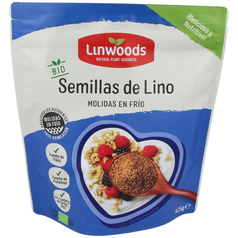 Linwood Semilla Lino Molido Bio 425g - Linwoods