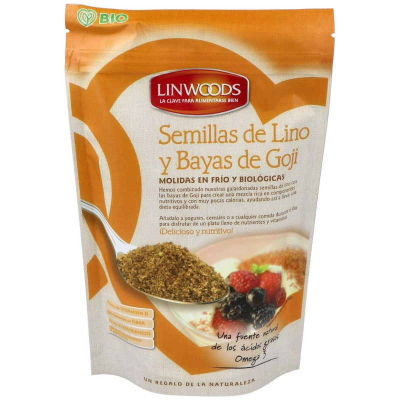 Semillas de Lino y Goji Molidas en Frio 200gr - Linwoods