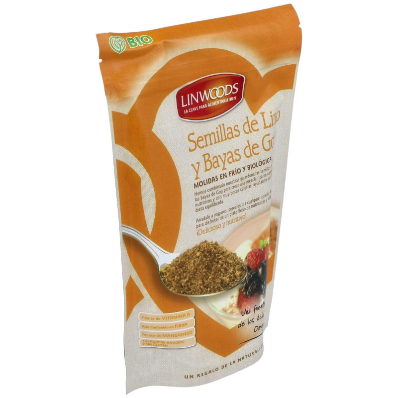 Semillas de Lino y Goji Molidas en Frio 200gr - Linwoods