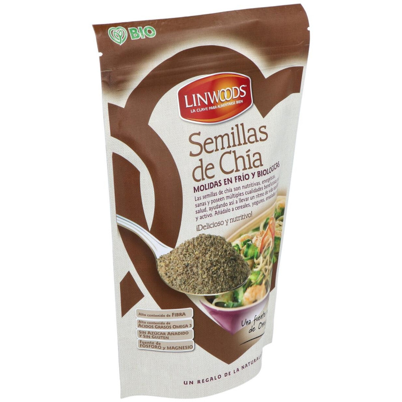 Semillas de Chia Molidas 200gr. Bio - Linwoods