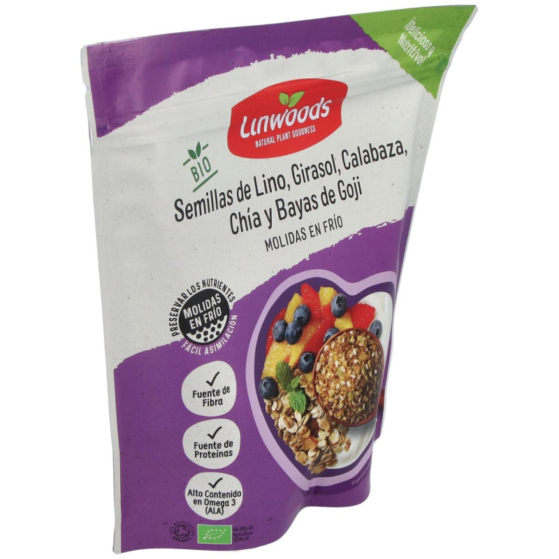 Semillas Lino Calabaza Girasol Chia Goji 425gr - Linwoods