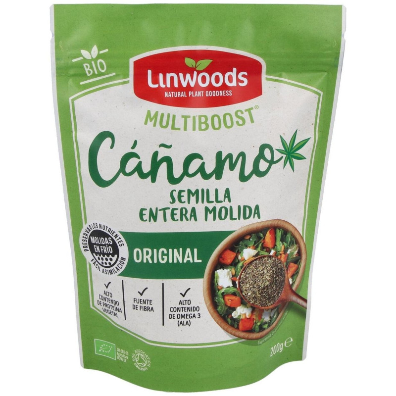 Semillas de Cañamo Molidas 200gr. Bio - Linwoods