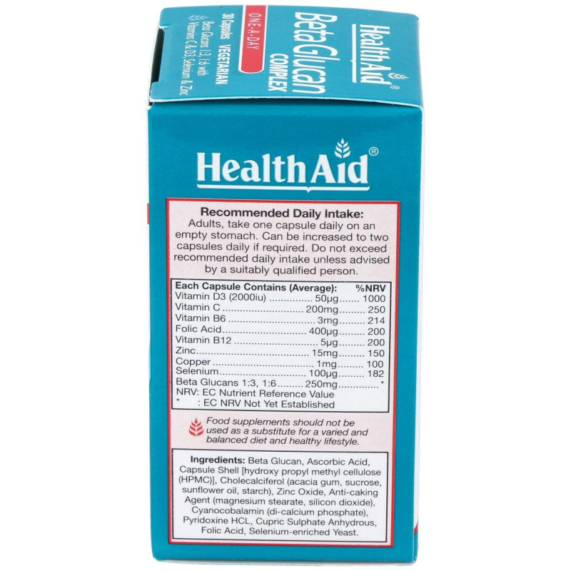 Betaglucan Complex 30caps - Health Aid