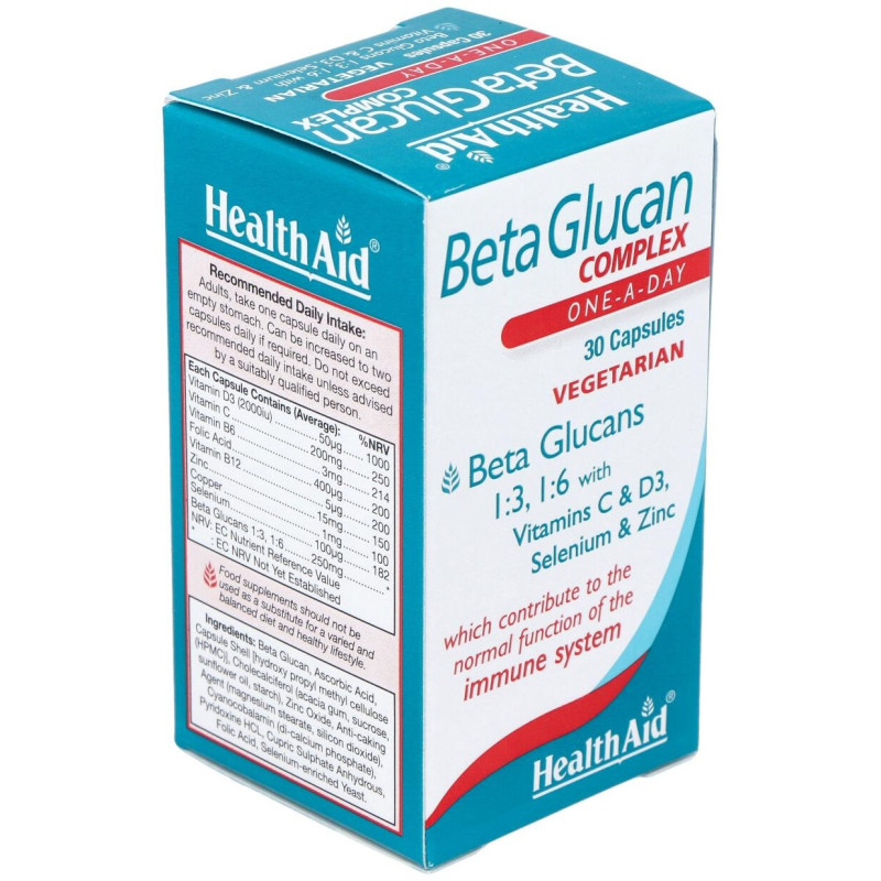 Betaglucan Complex 30caps - Health Aid