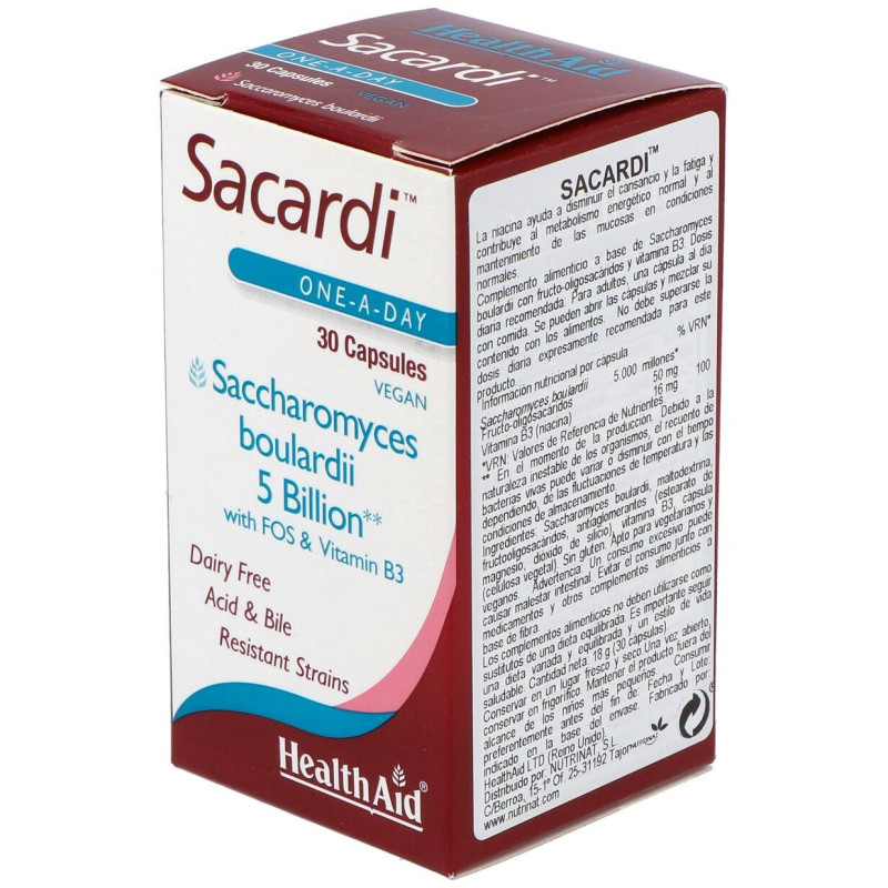 Sacardi (saccharomyces Boulardii) 30vcaps - Health Aid