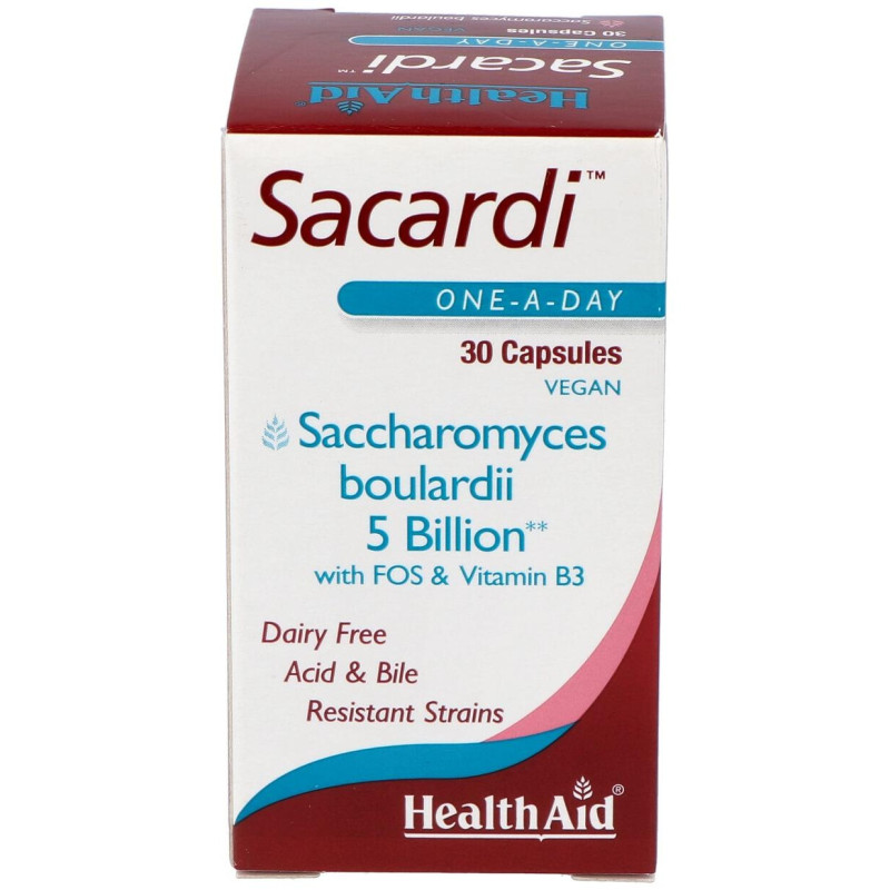 Sacardi (saccharomyces Boulardii) 30vcaps - Health Aid