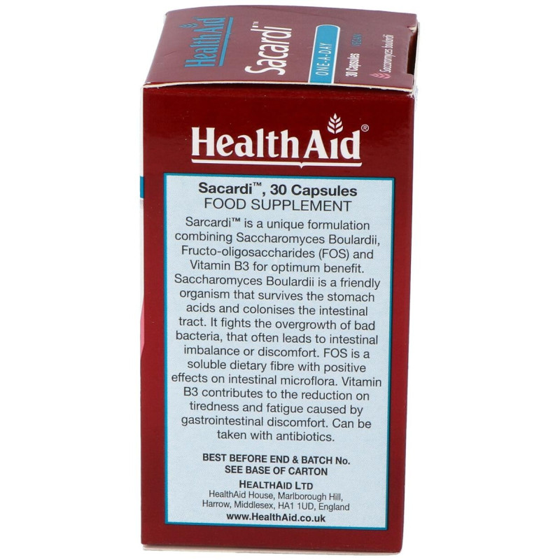Sacardi (saccharomyces Boulardii) 30vcaps - Health Aid