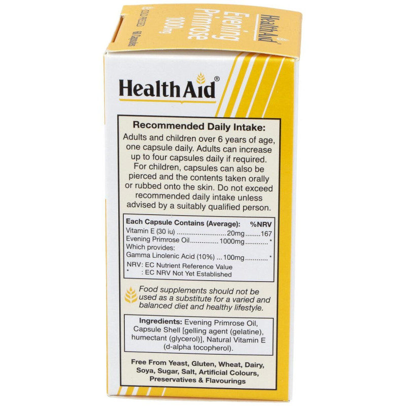 Aceite De Onagra 1.000Mg. 60Cap. Health Aid