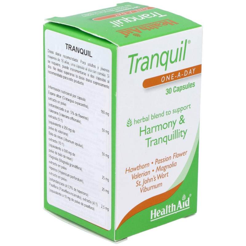 Healthaid Tranquil H.a. 30caps - Health Aid