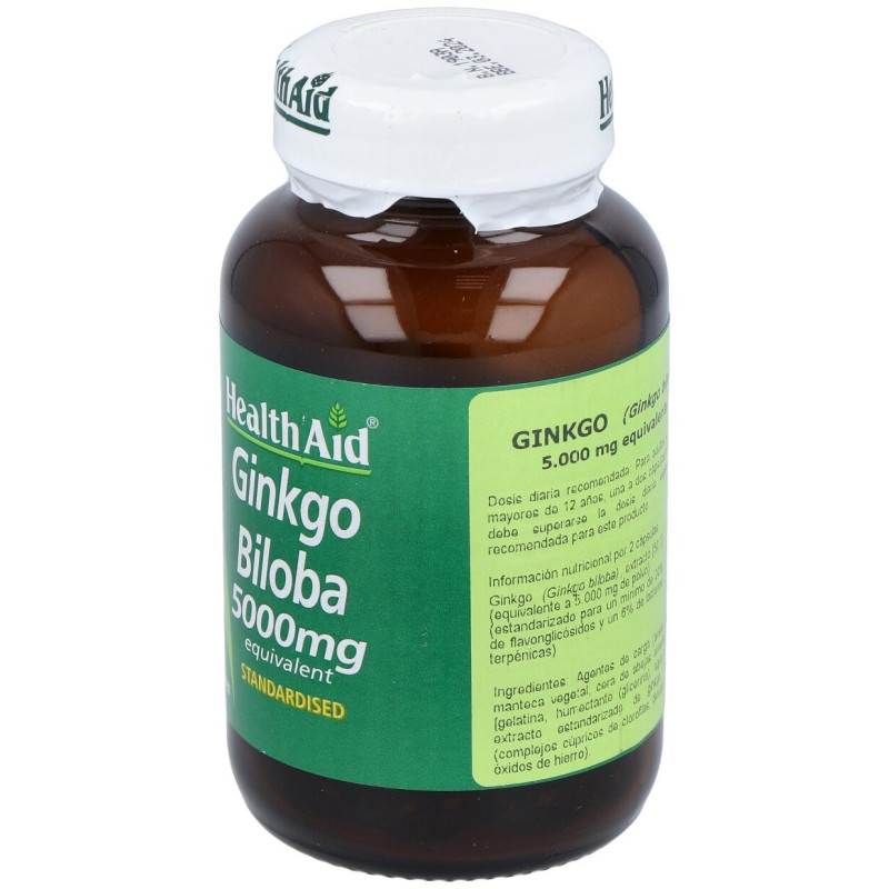 Ginkgo Hoja Ext.Estand. 30Cap. Health Aid